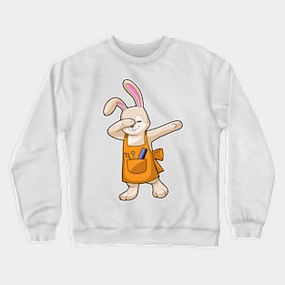 Bunny as Hairdresser with Comb & Scissors Crewneck Sweatshirt